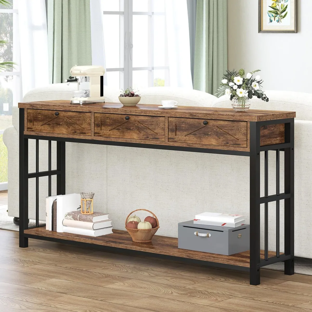 Console Table Entryway Tables with Storage 3 - Image 1