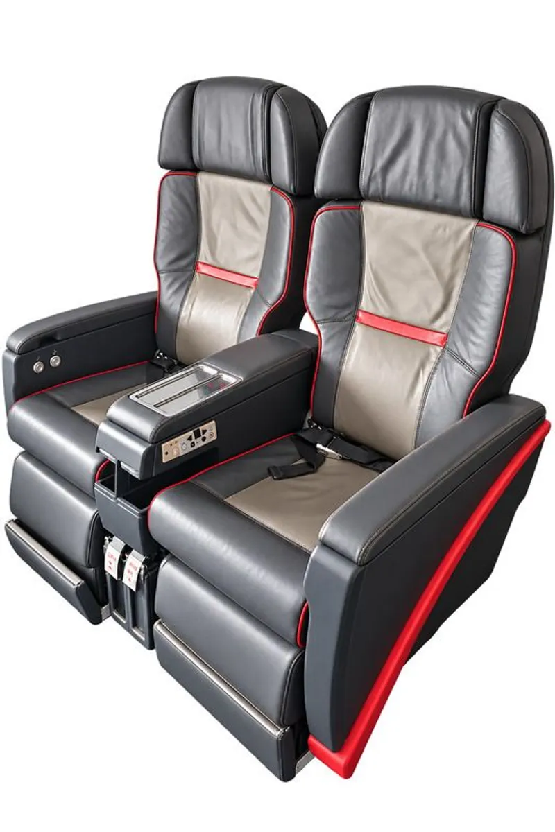TAP Air Portugal Business Class Recliner Seats Genuine Aircraft Double Seat - Image 2