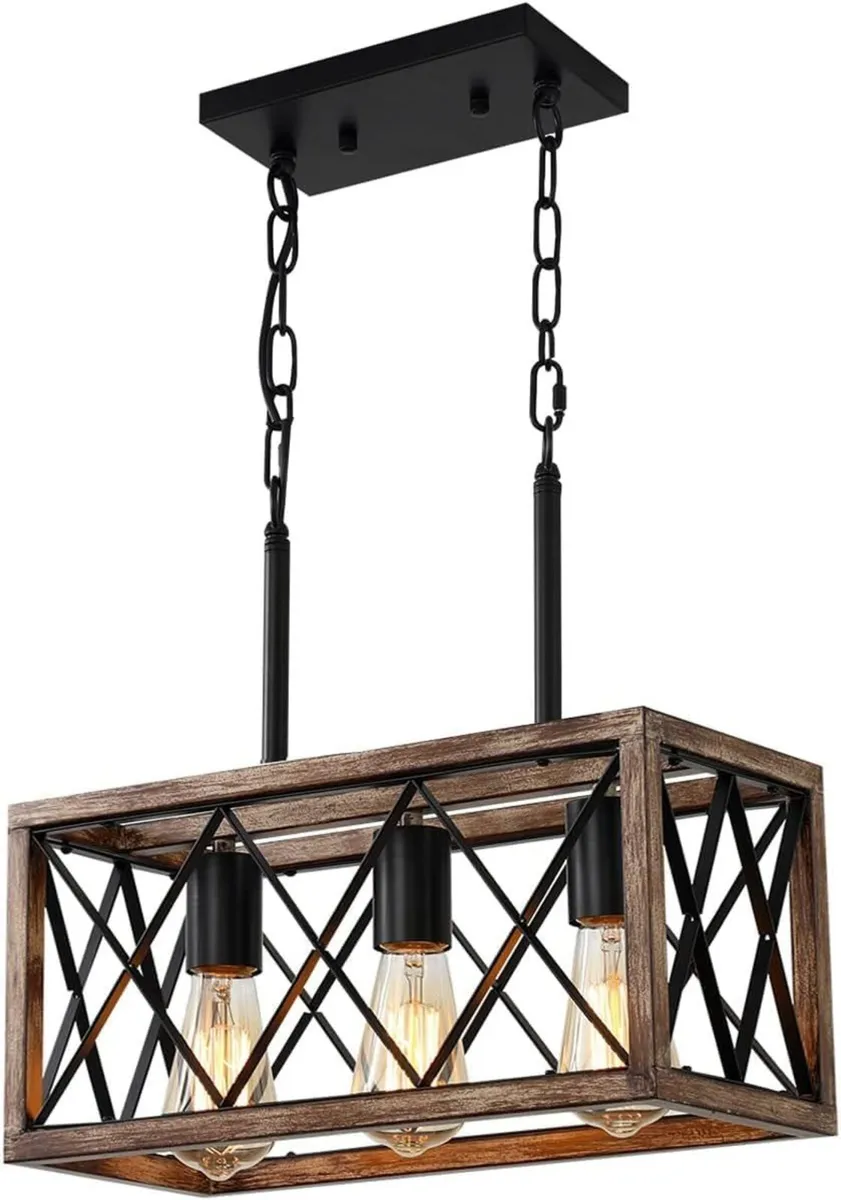 Kitchen Island Lighting 3 Lights Pendant Fixtures - Image 1