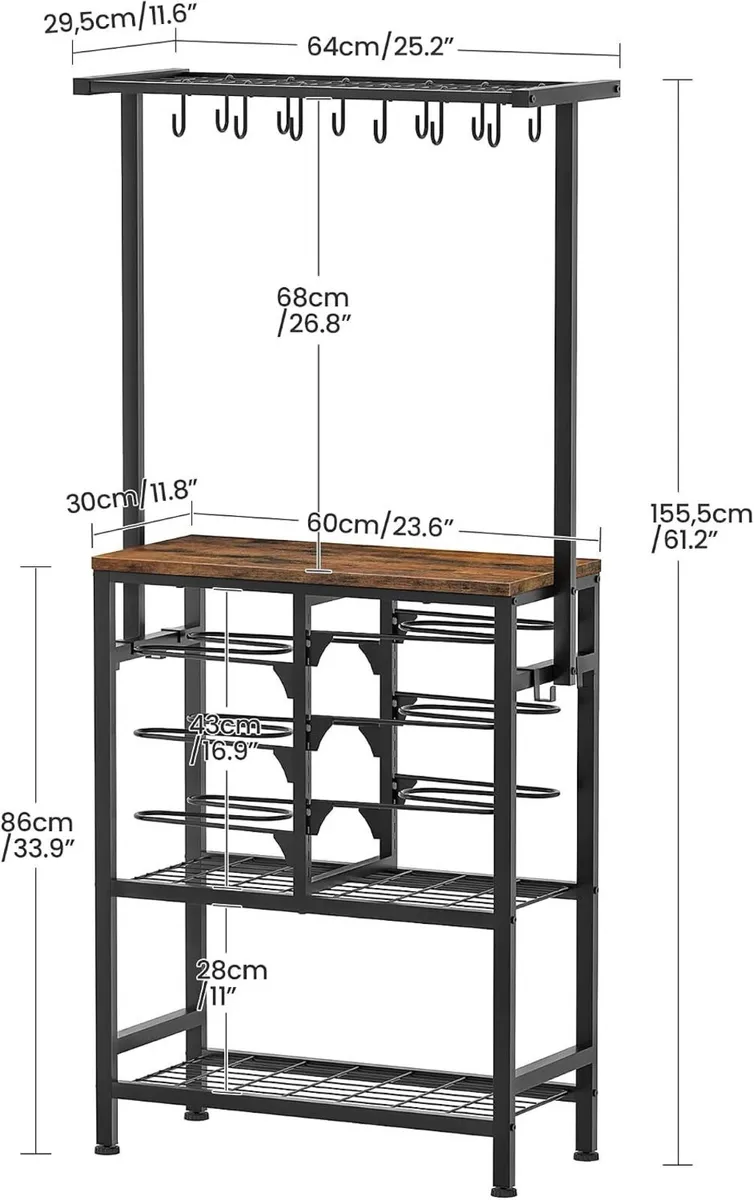 Pots and Pans Organiser Rack Multi-Tier Baker's - Image 2