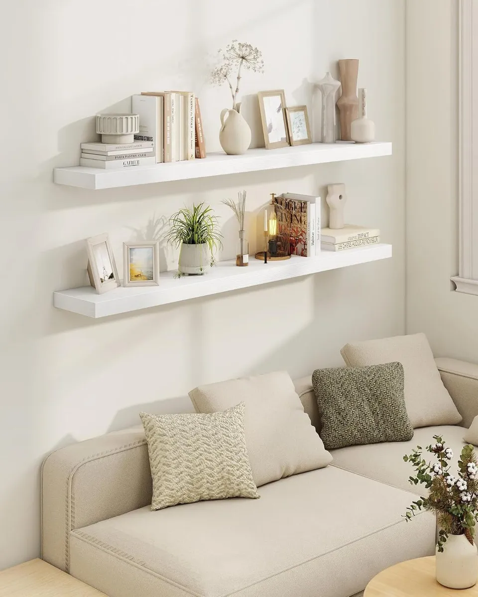 Floating Shelves for Wall Wooden with Invisible - Image 2
