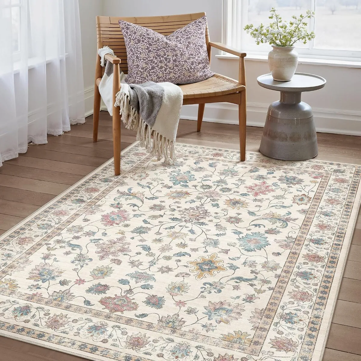 Washable Area Rug for Entryway Carpet - Image 1