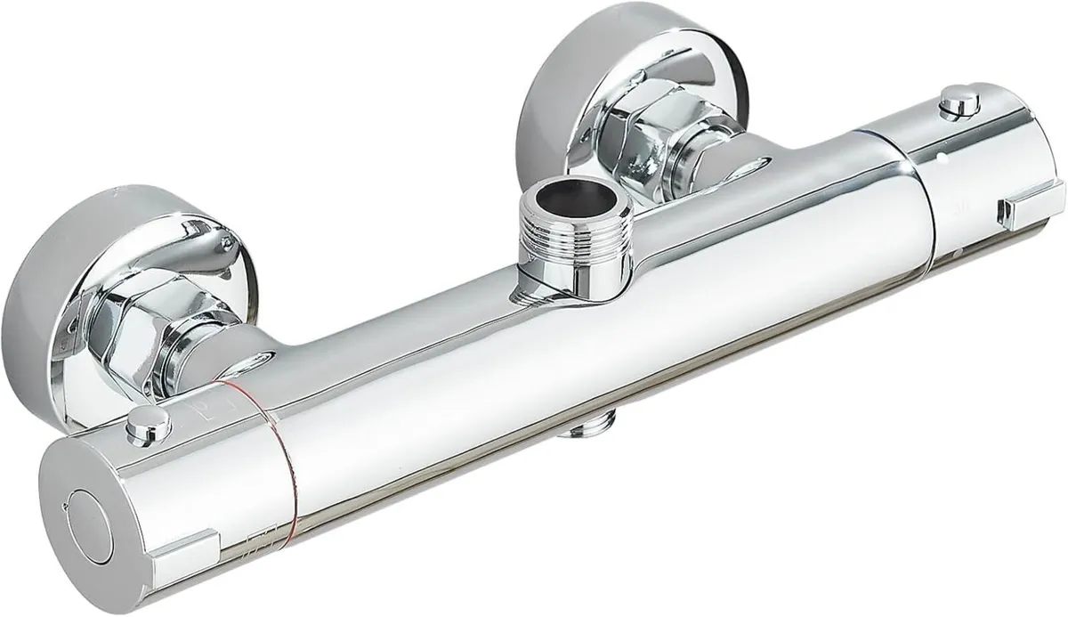 Thermostatic Shower Mixer Bar 2 Outlet Wall - Image 1