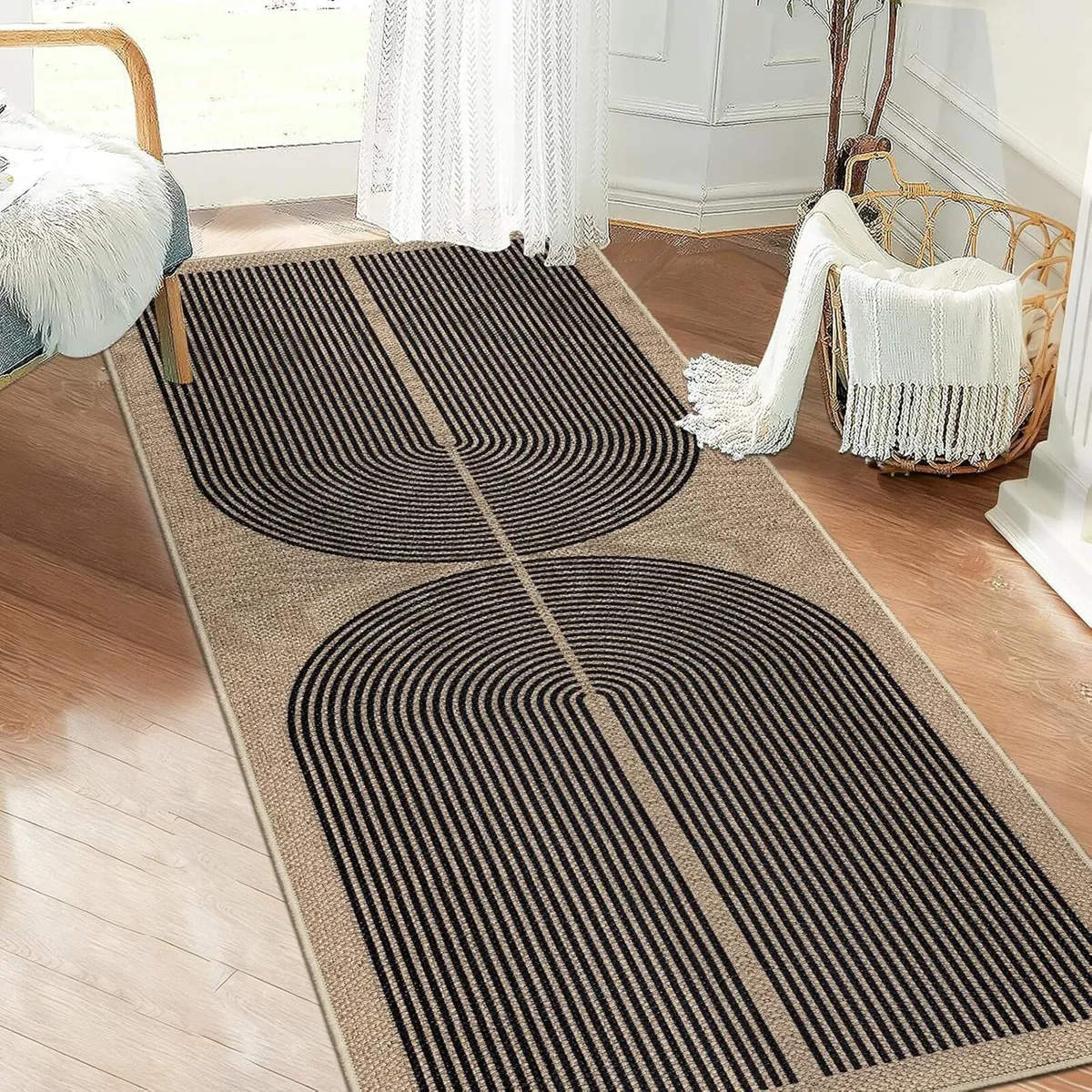 Runner Rug for Entryway Non-Slip Hallway Carpet - Image 1
