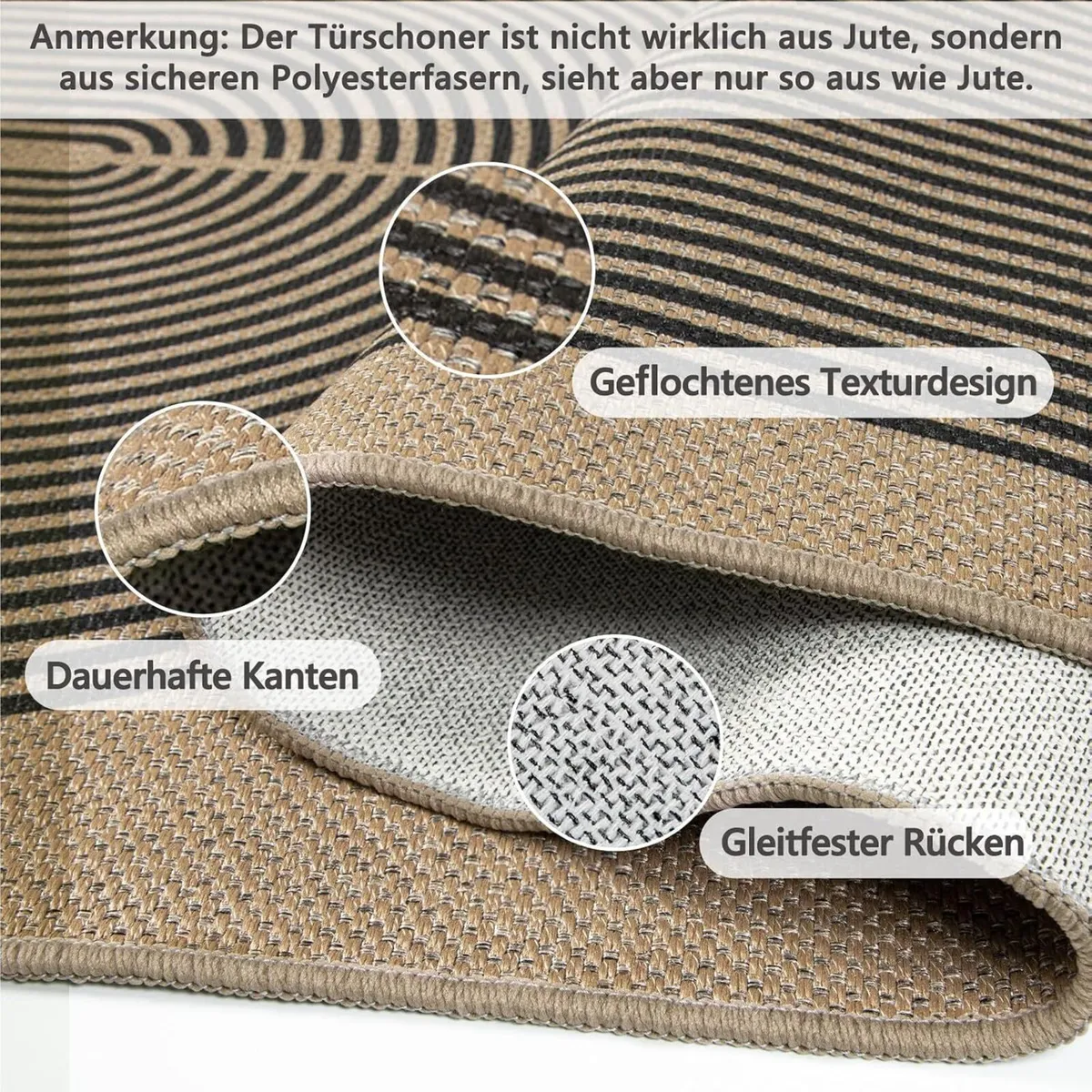 Runner Rug for Entryway Non-Slip Hallway Carpet - Image 4