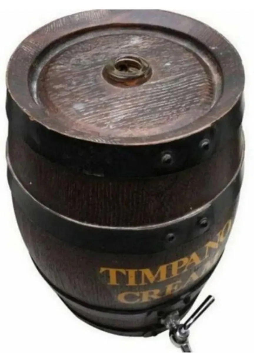 Vintage Timpano Cream Serving Barrel - Image 2