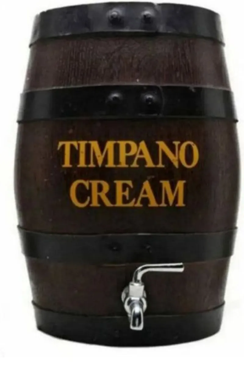 Vintage Timpano Cream Serving Barrel - Image 1