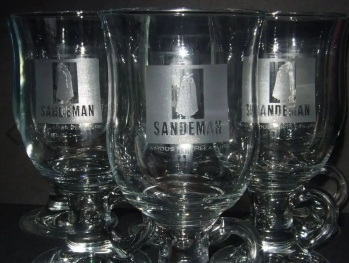 6 Sandeman Glass Mugs - Image 4