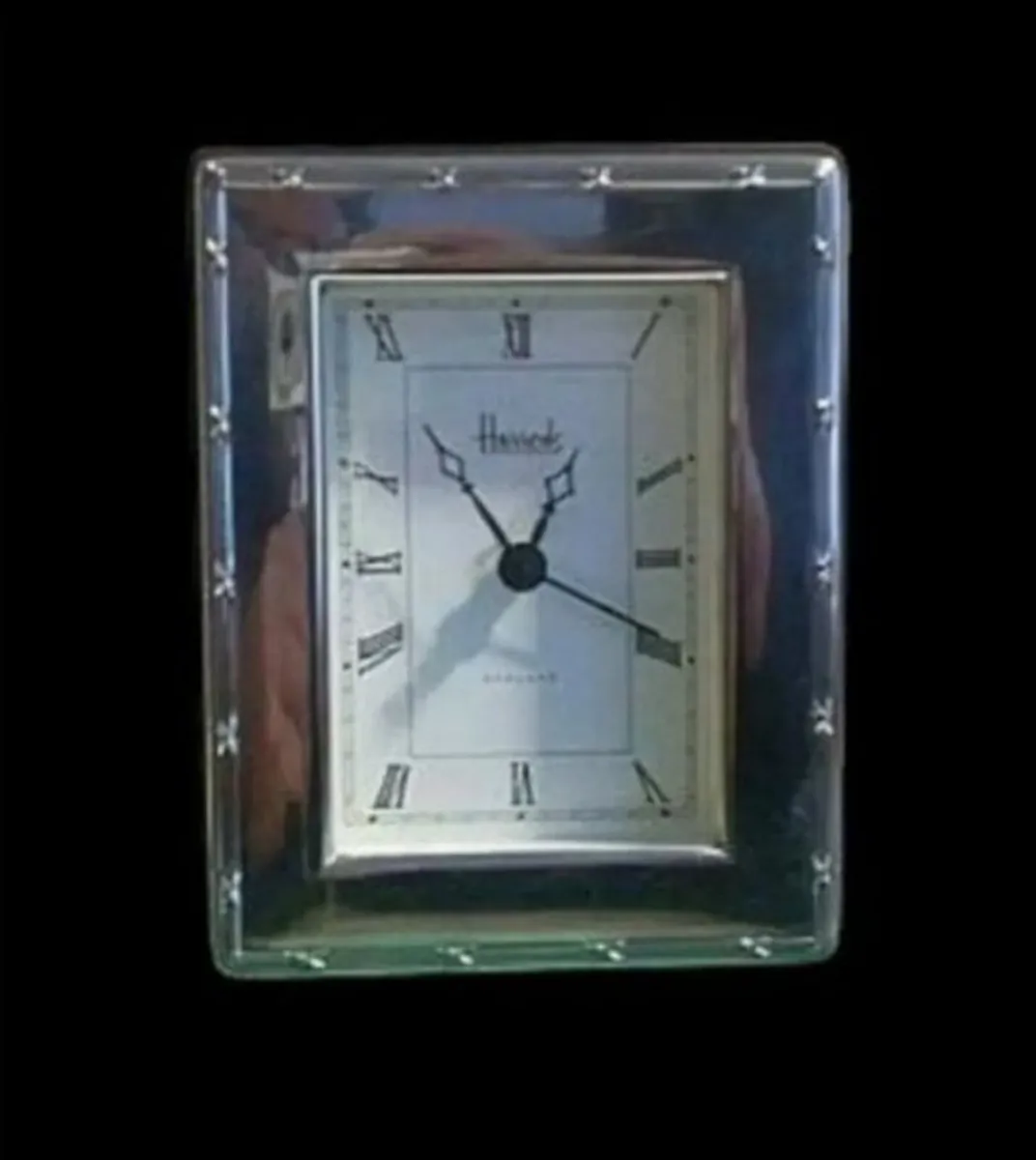 Vintage Harrods Hallmarked Silver Clock - Image 2