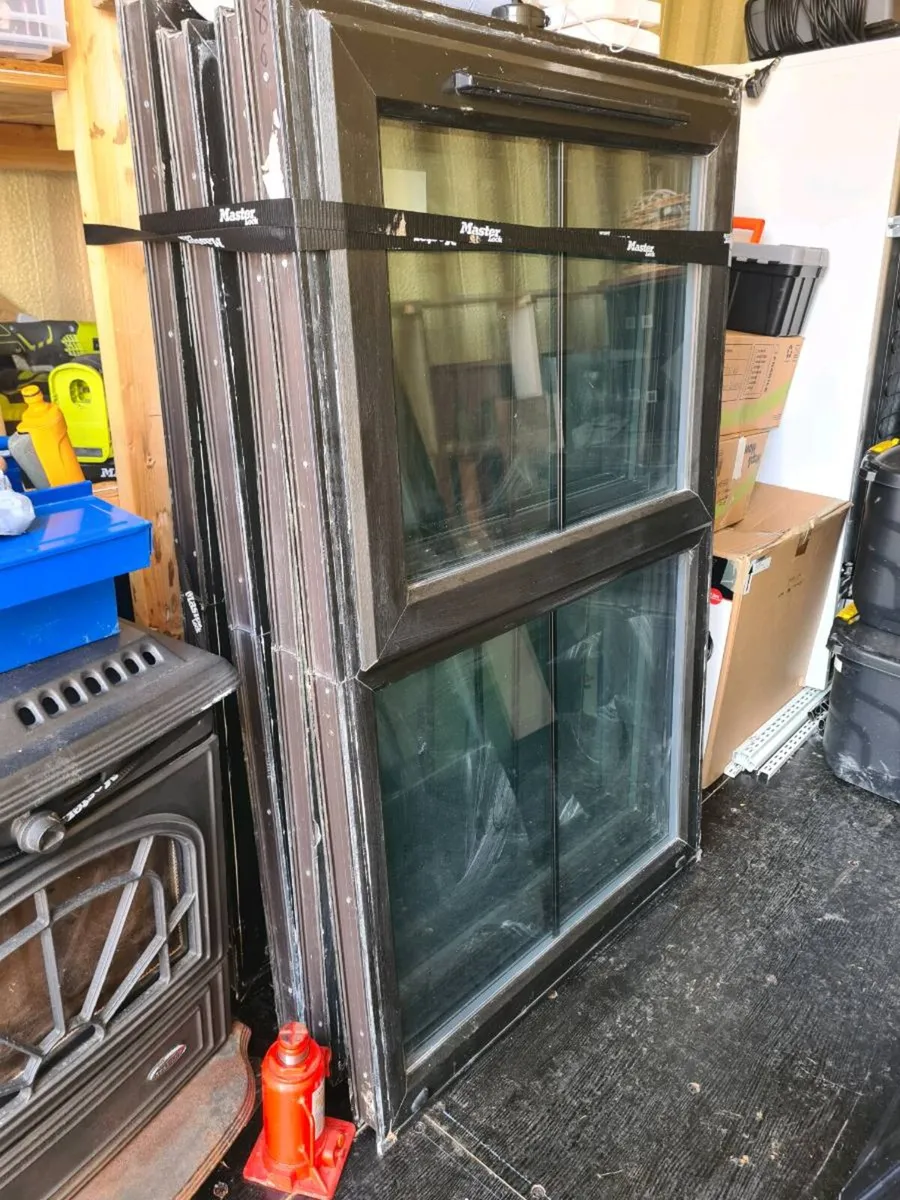 Black double glazed windows - Image 2