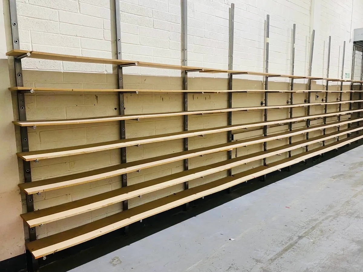 LARGE QUANTITY WAREHOUSE SHELVING - Image 1