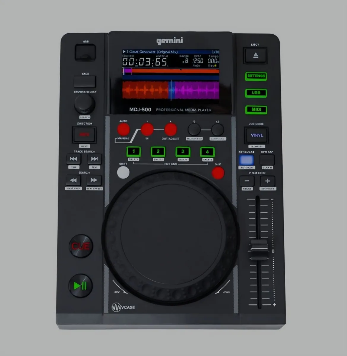 2 x Gemini MDJ-500 Professional USB Media Player - Image 4