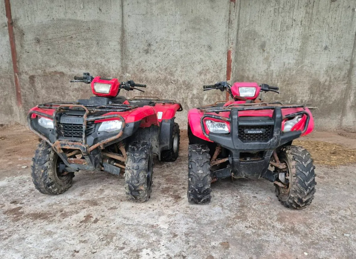 Honda Farm Quads x2 for sale/ part-exchange - Image 2