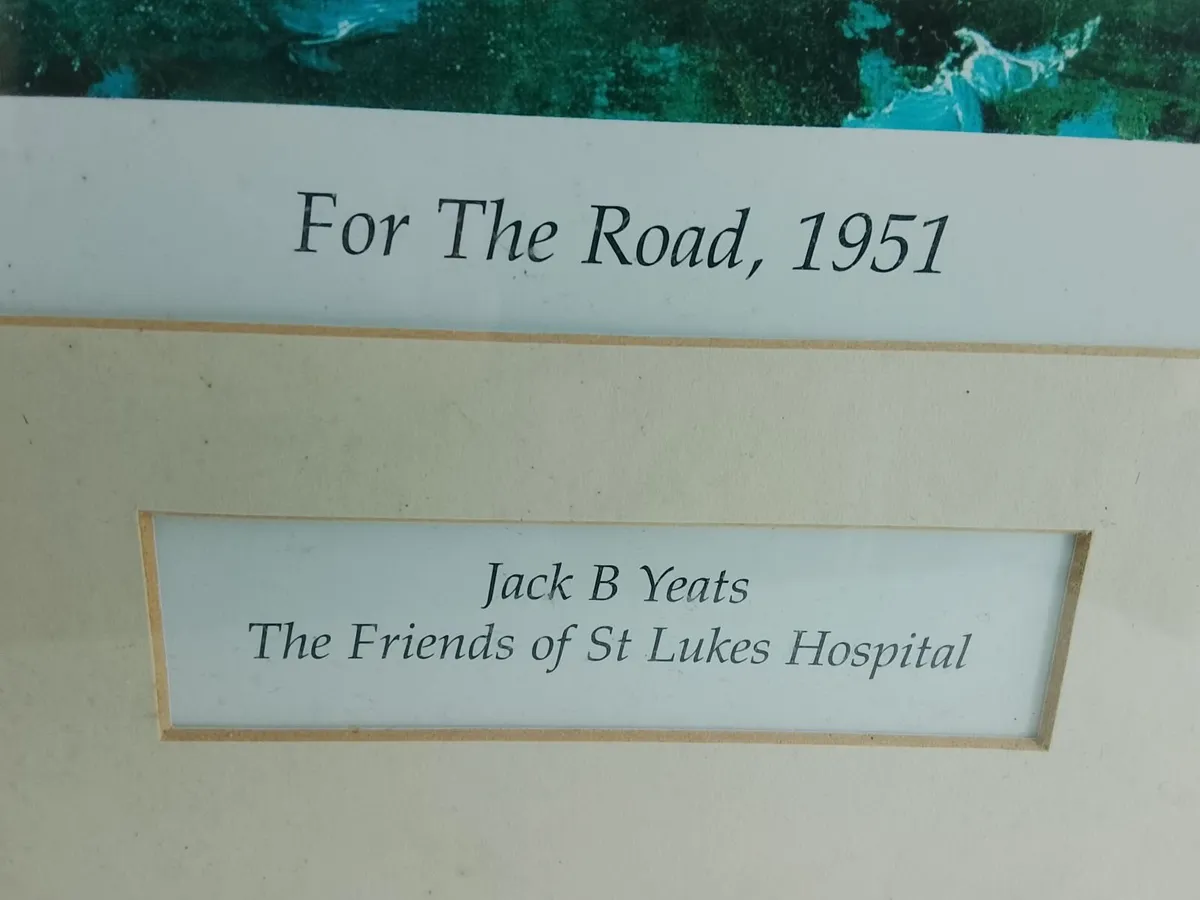 Jack B. Yeats, On The Road, Print of Painting. - Image 4