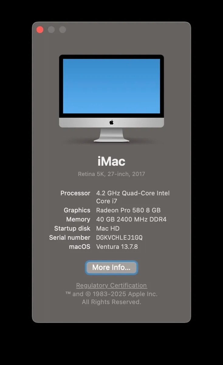 Beefy iMac 27" 5K Retina 2017 - Image 2