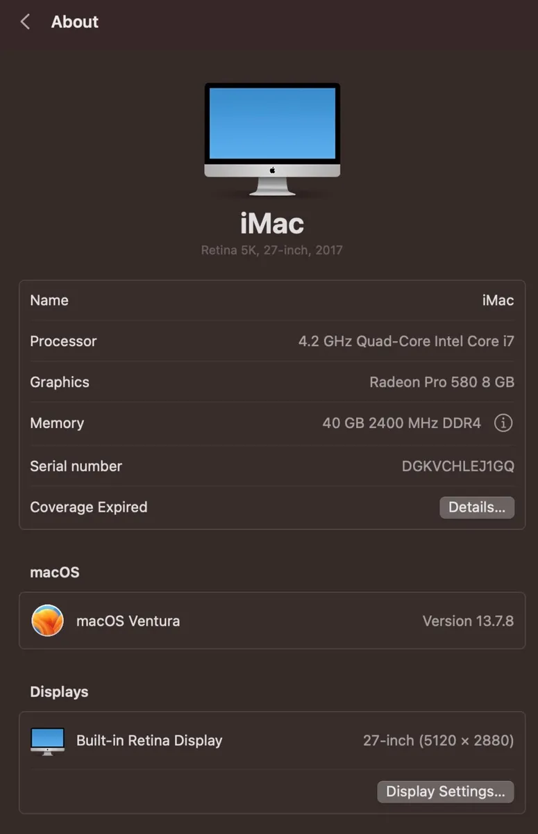 Beefy iMac 27" 5K Retina 2017 - Image 3