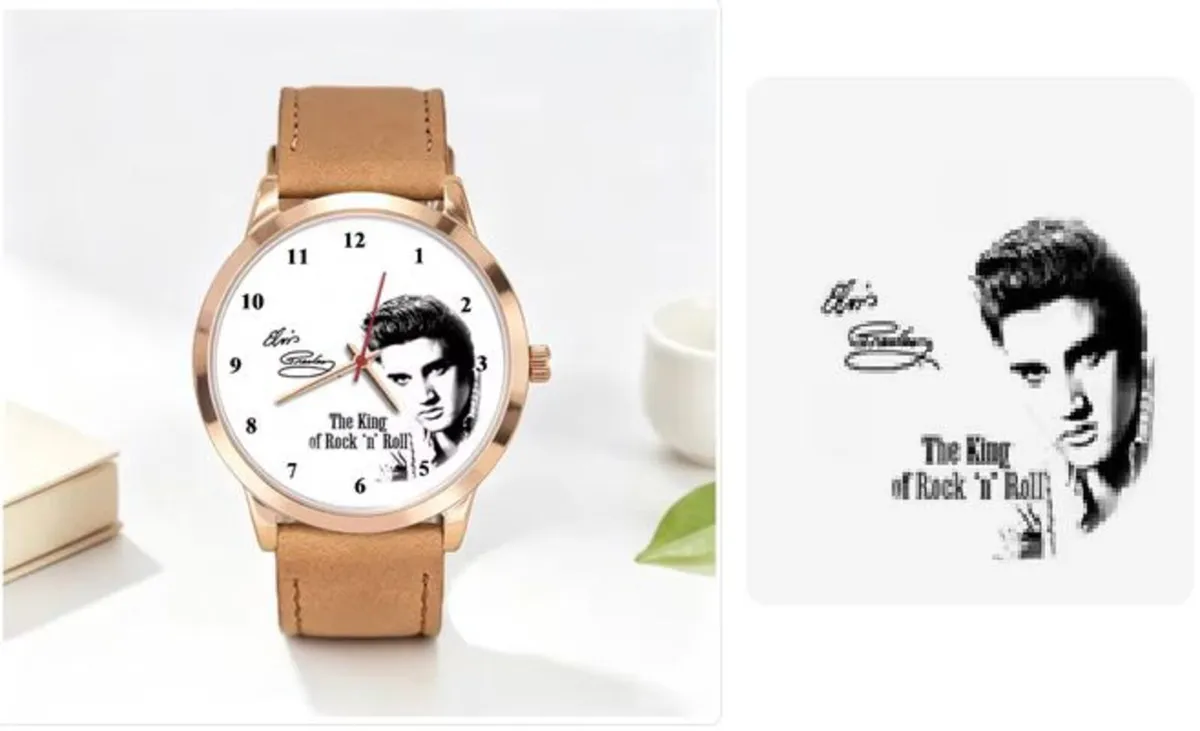 Elvis Presley The King of Rock n Roll wristwatch - Image 3