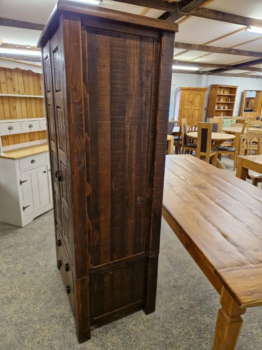 Vintage reclaimed wood wardrobe - Image 2