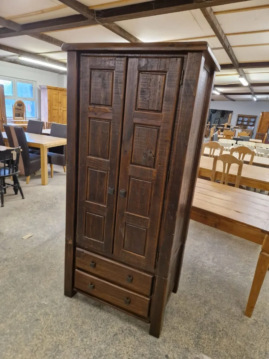 Vintage reclaimed wood wardrobe - Image 1