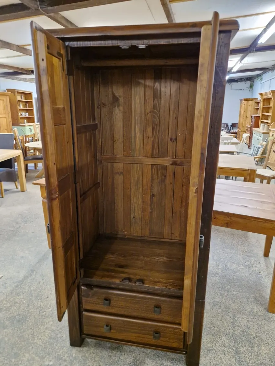 Vintage reclaimed wood wardrobe - Image 3
