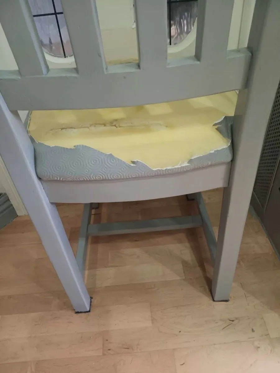 2 x Kitchen Chairs upcycle project. - Image 4
