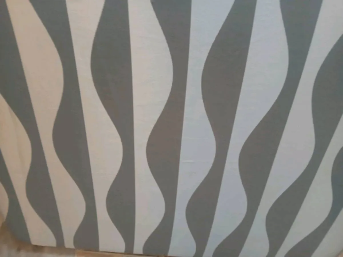 Grey Wave Single Headboard - Image 2
