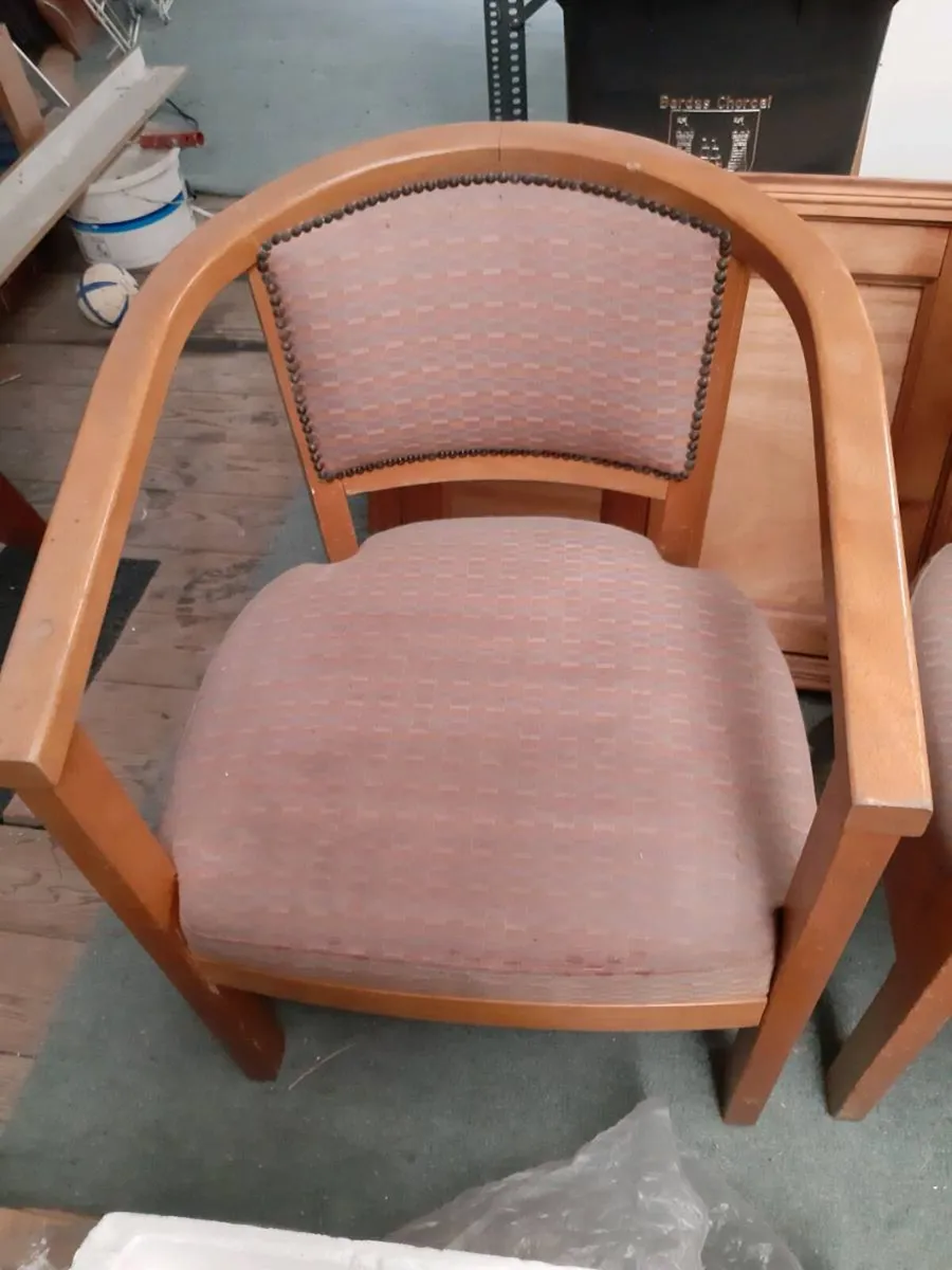 Vintage Arm Chairs - Image 2