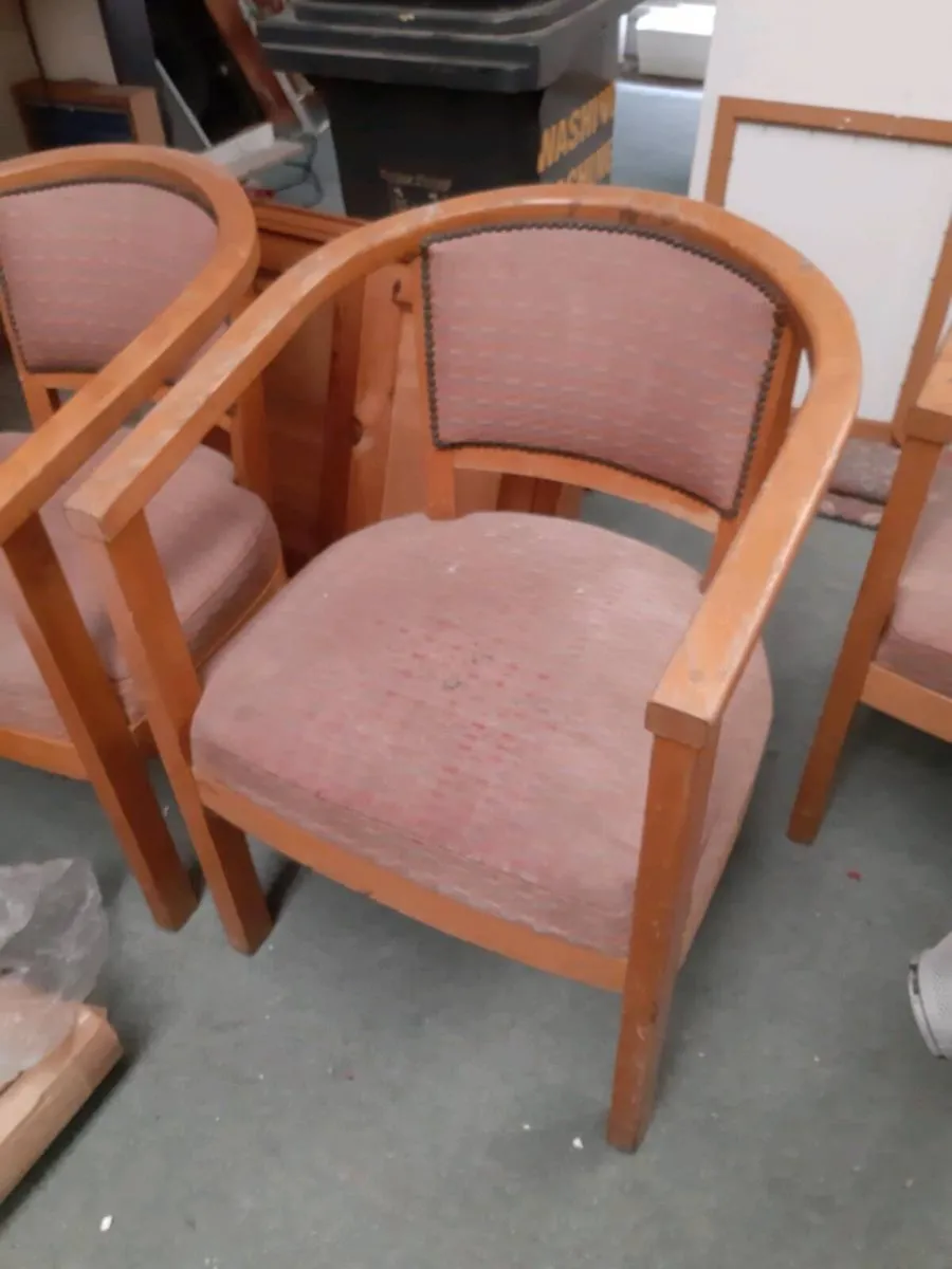 Vintage Arm Chairs - Image 3