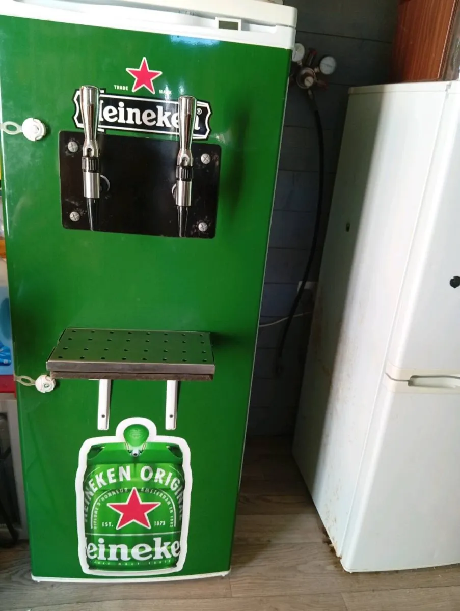 Home k#gerator draft  double taps fridge cooler - Image 1