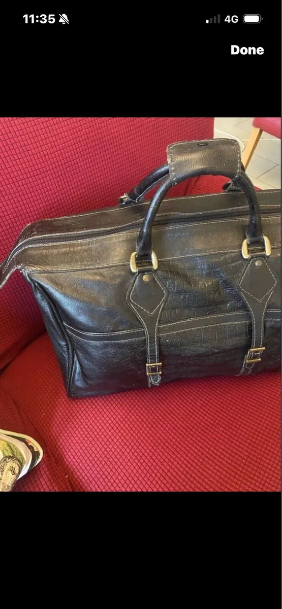 Large Leather Hold All - Image 2