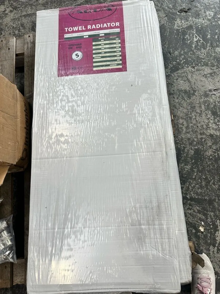 Towel Warmer 1200 x 500 chrome - Image 3