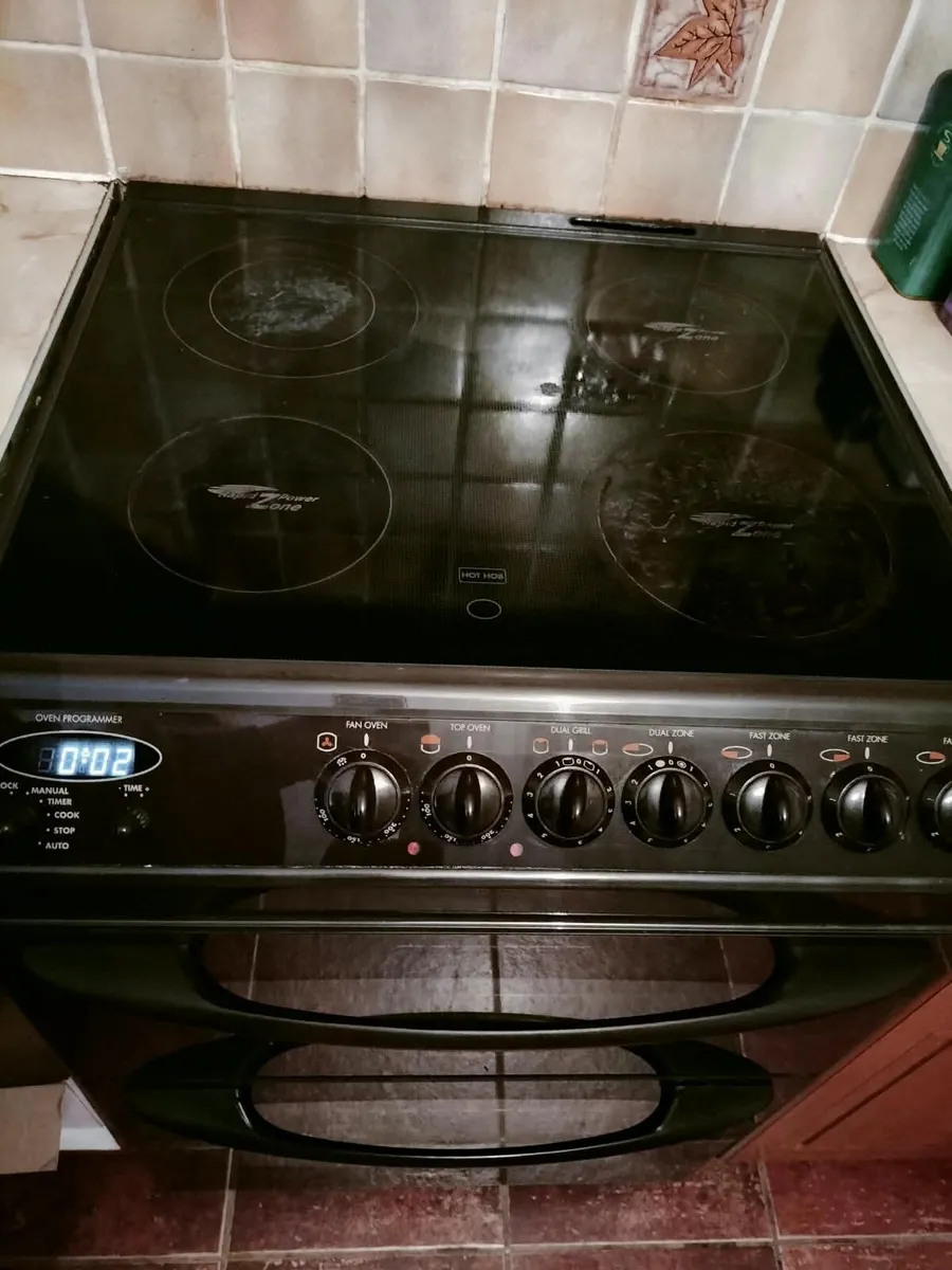 Electric Double Oven Cooker with Hob - Image 4