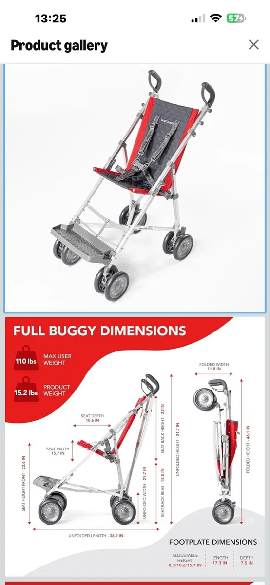 CHILD’S SPECIAL NEEDS BUGGY - Image 2