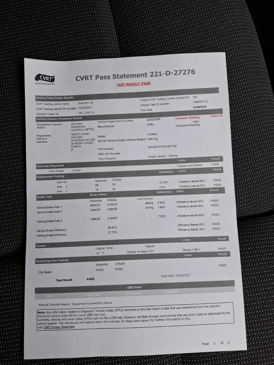2022 OPEL COMBO NEW DOE - Image 3