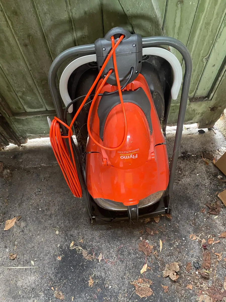 Flymo electric lawnmower
