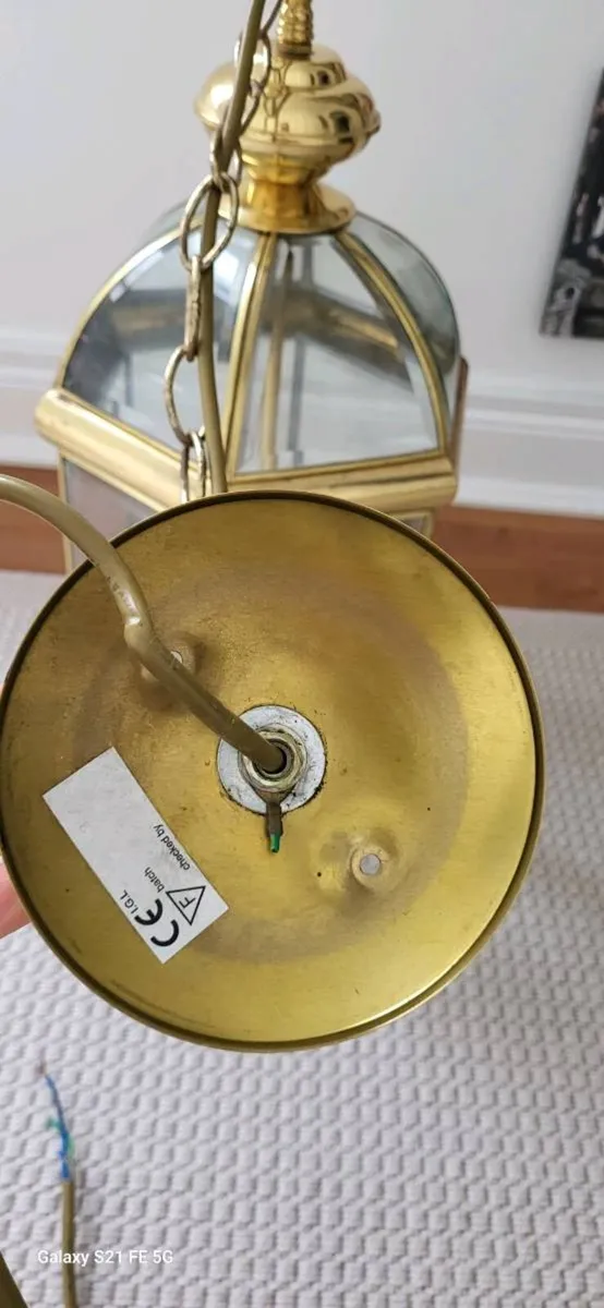 Vintage Pendant Light set of two - Image 2