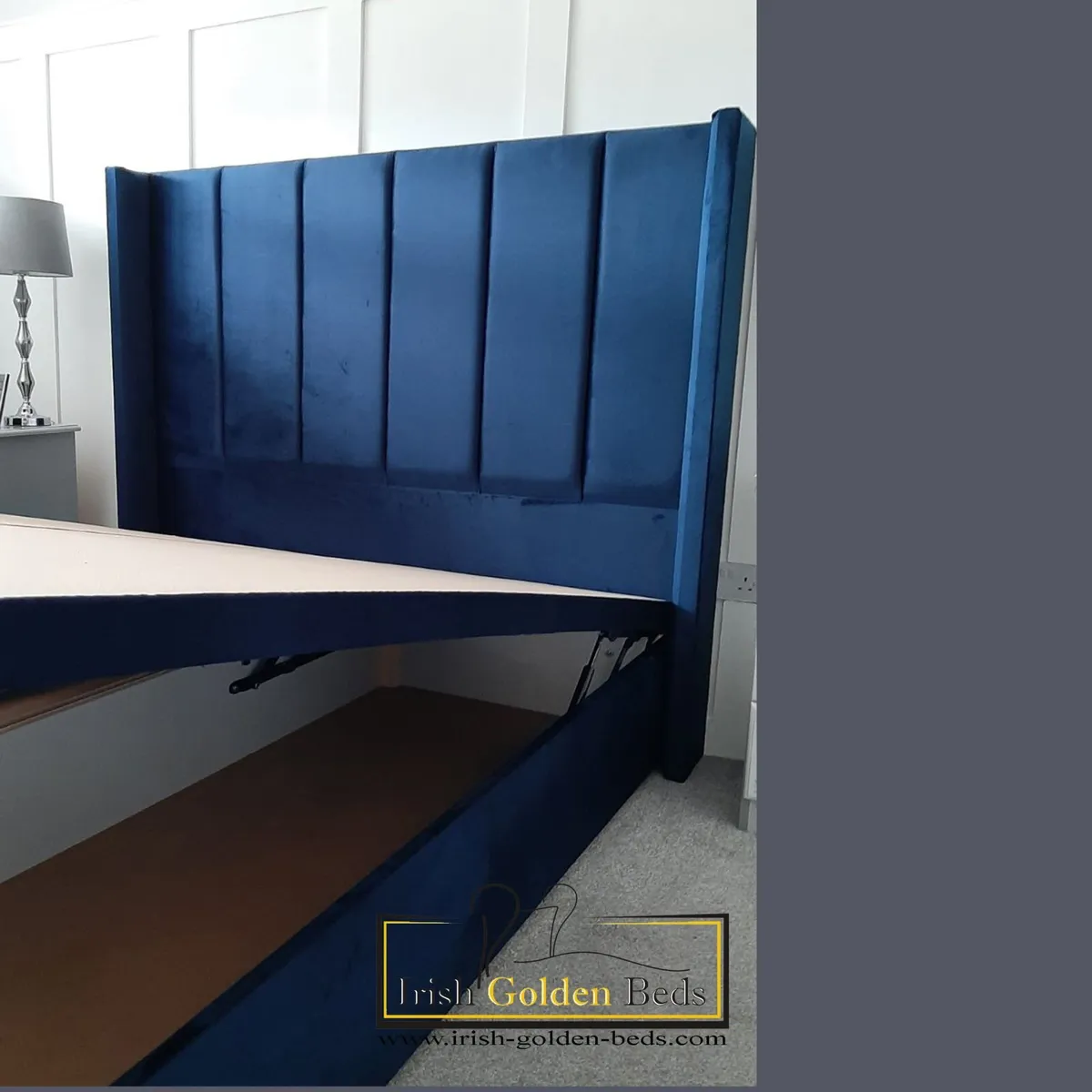 bed frame and headboard, free delivery - Image 1