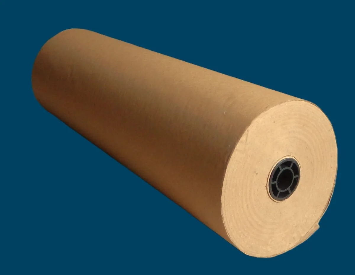 Large Roll of Brown Kraft Paper - Image 1