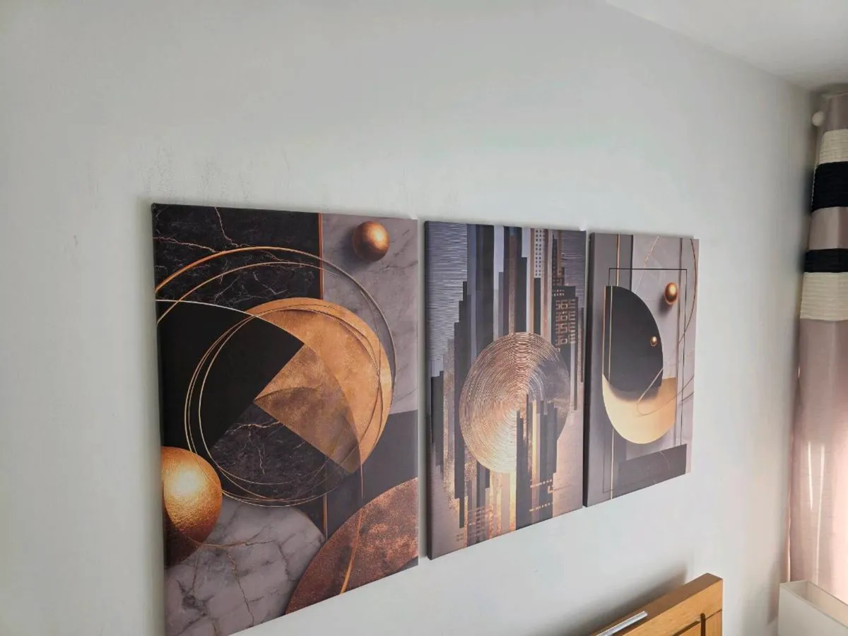 3 framed large canvas poster 46x66cm each size - Image 4
