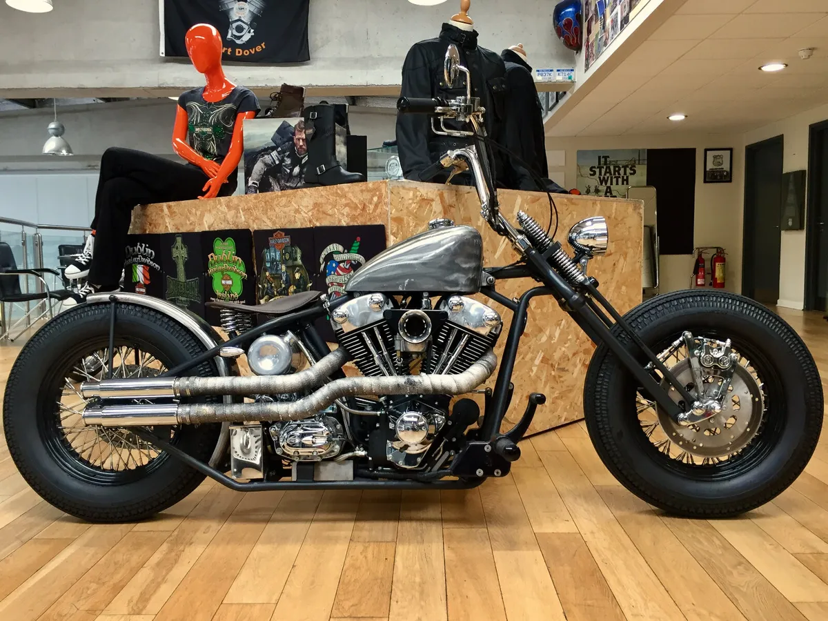 IRISH BLOOD CUSTOM BARE KNUCKLE BOBBER - Image 1