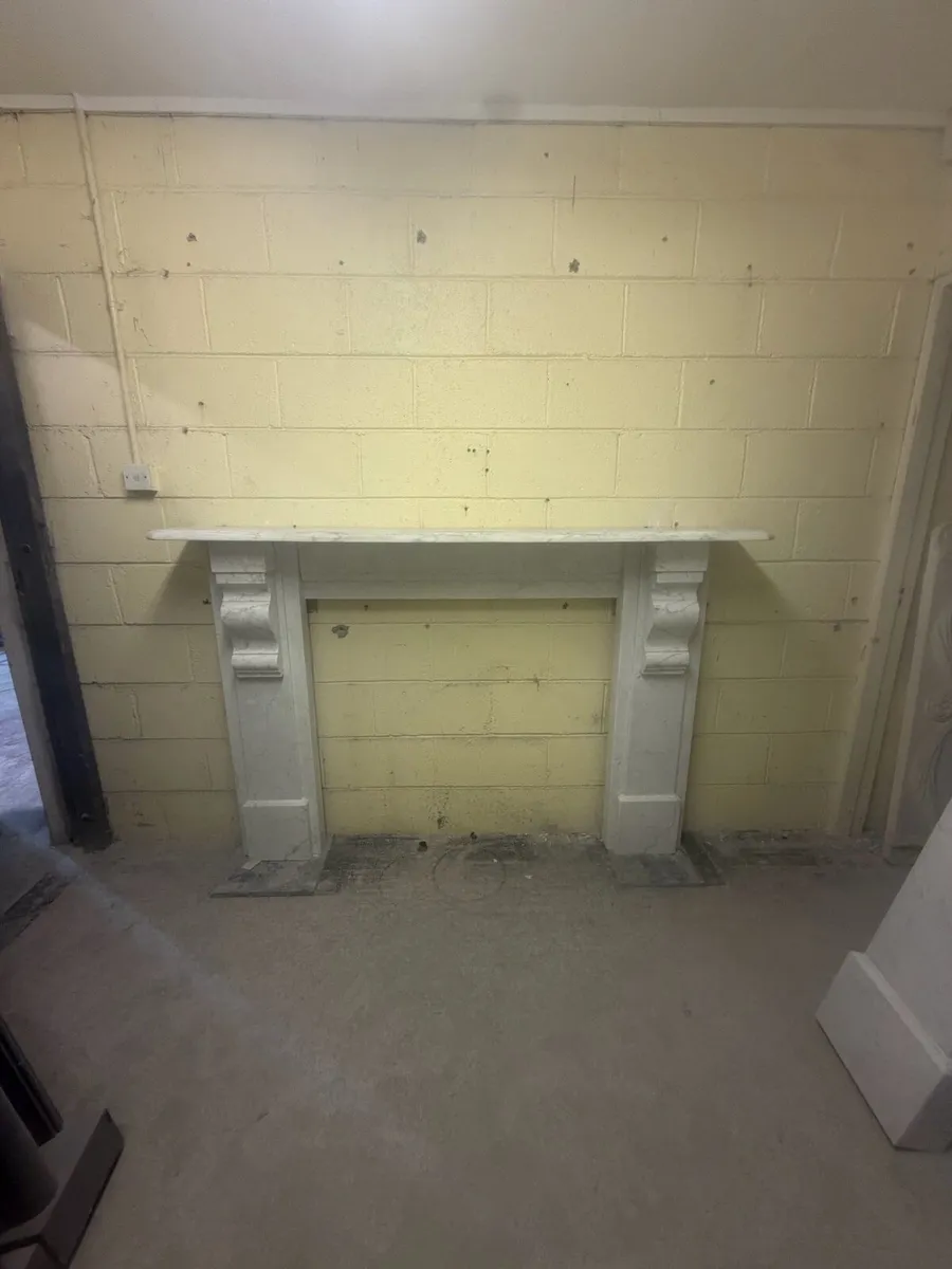Antique victorian fireplace - Image 1