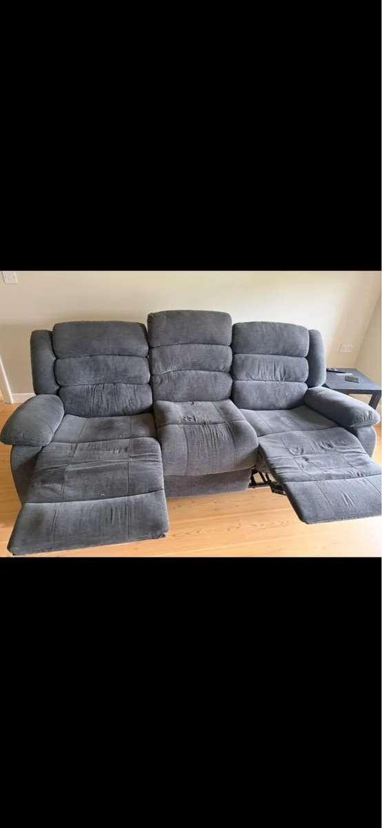 Grey Recliner sofa - Image 1