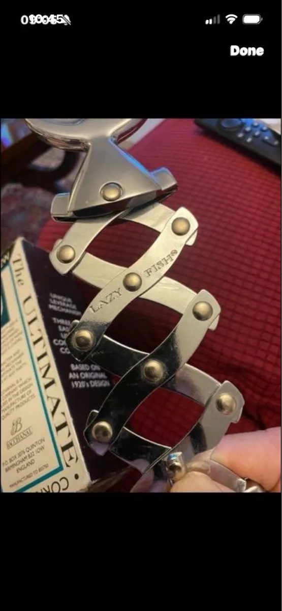 Vintage ‘Lazy Fish’ Corkscrew - Image 1