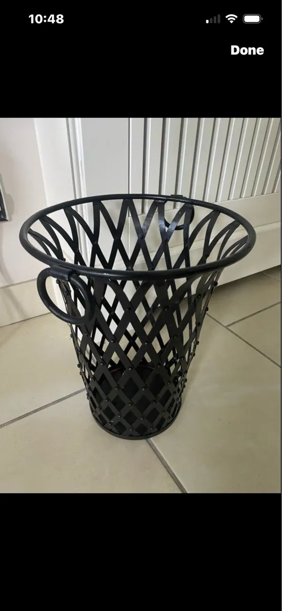 Metal Waste Basket - Image 1
