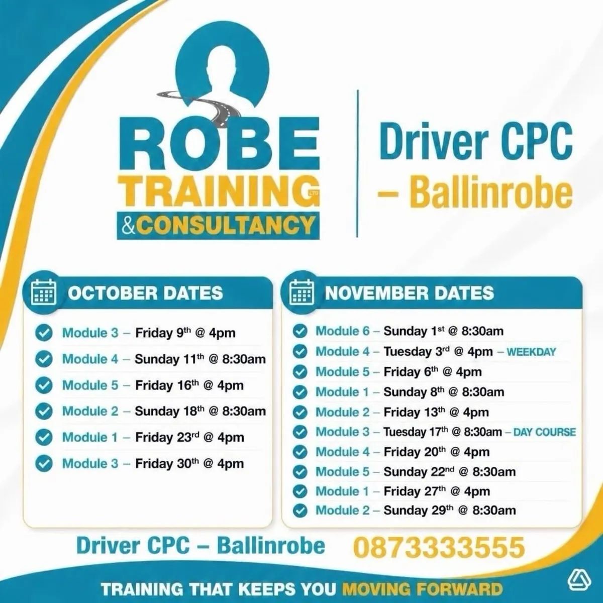 Driver CPC's, Manual Handling, Forklift - Image 1