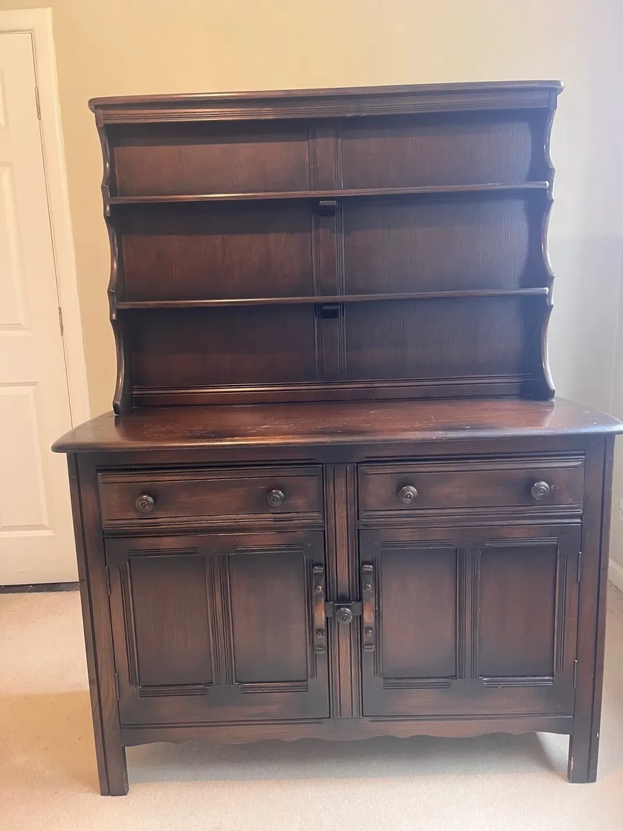 Genuine Vintage Ercol Old Colonial Welsh Dresser - Image 1