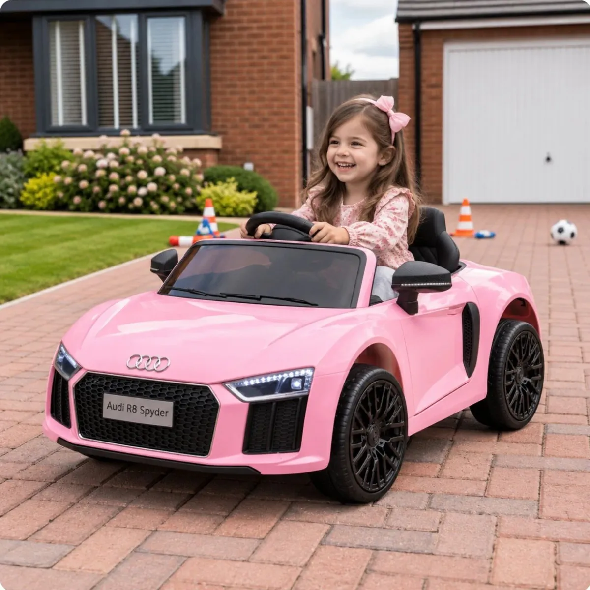 Licensed Audi R8 Spyder 12V Electric Ride On Car - Image 1