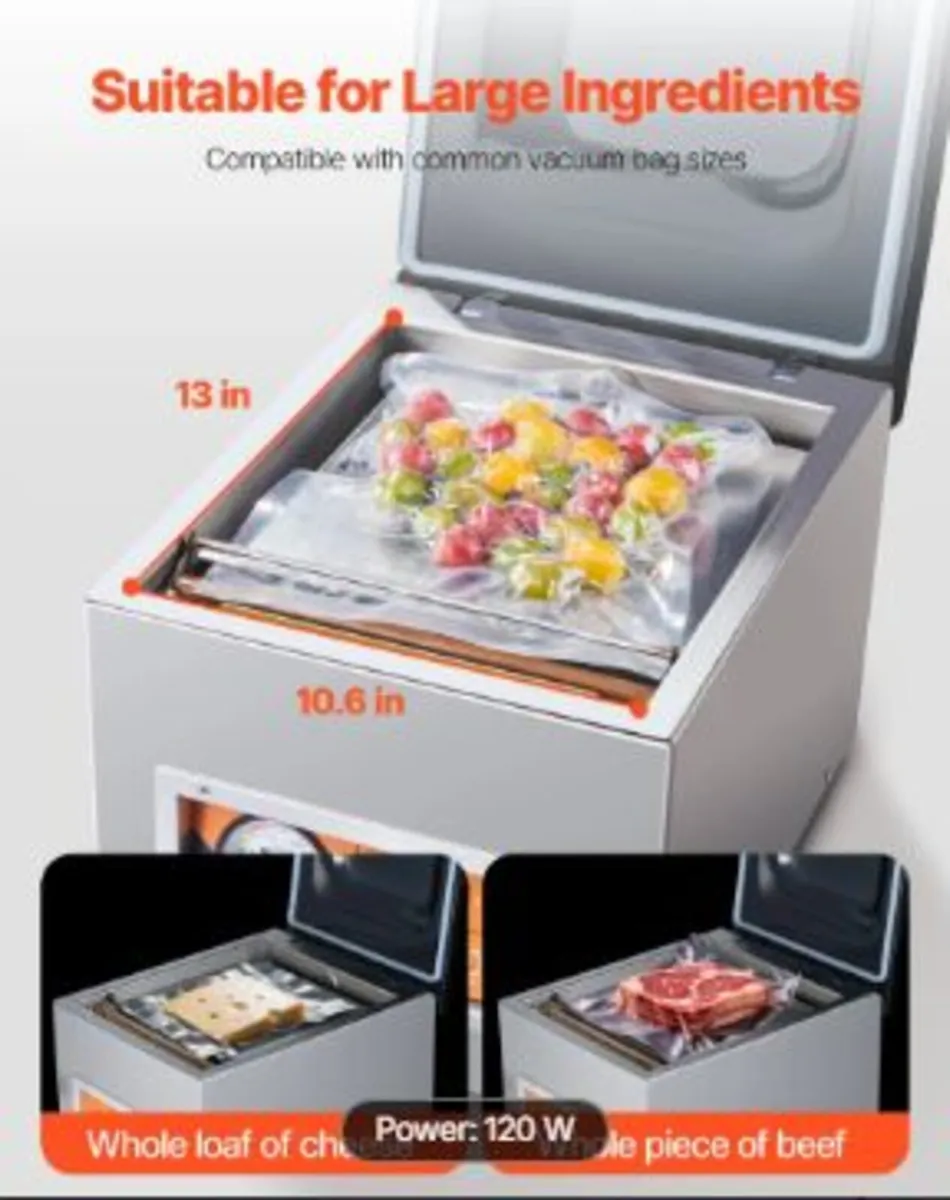 Chamber Vacuum Sealer, 260W Sealing Power - Image 4