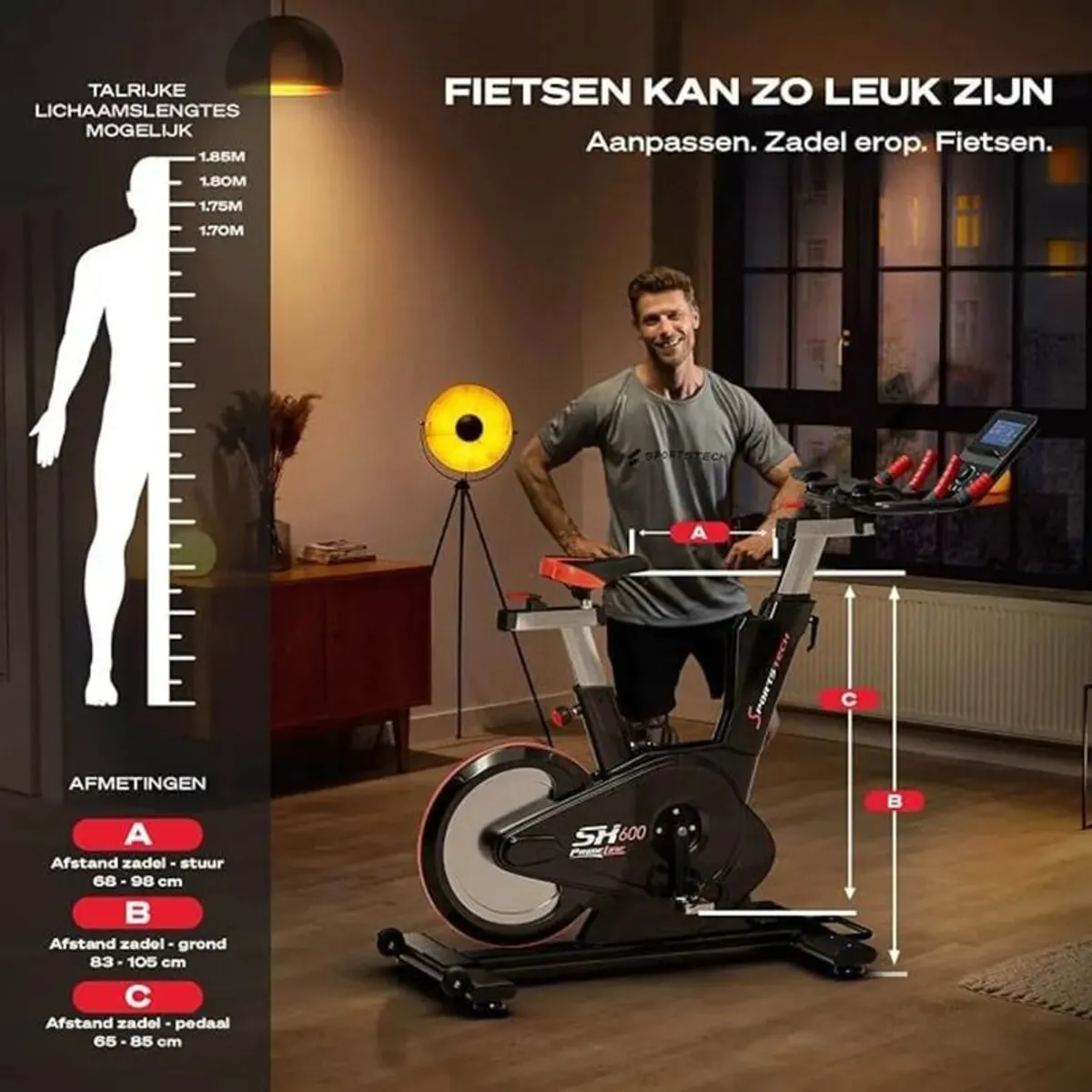 Sportstech Elite SX600 Indoor Cycle Bike - Image 3