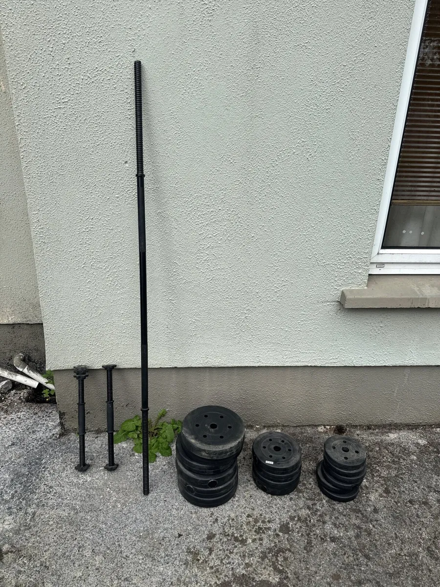 Barbell and Weights - Image 1